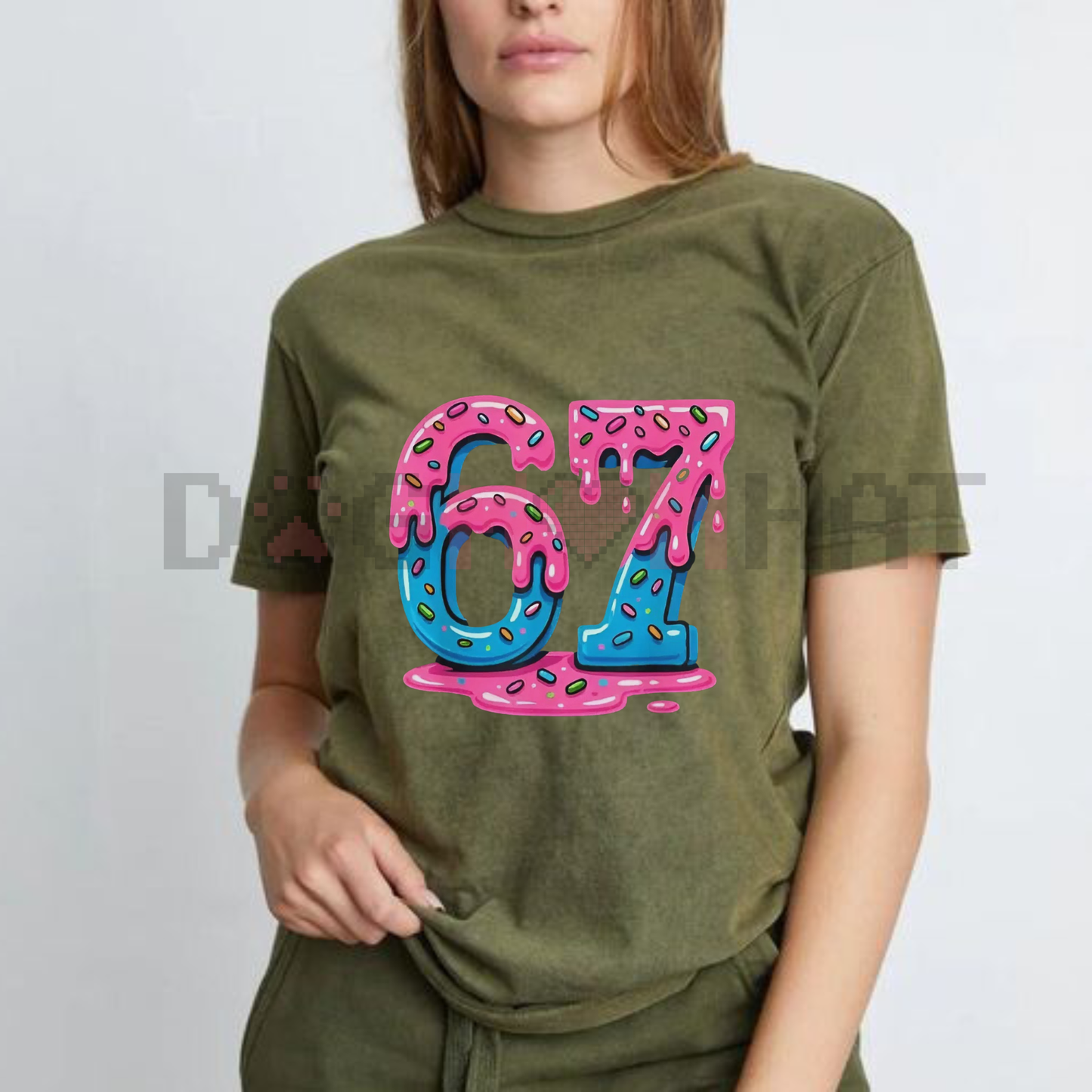 67 Ice Cream Drip Meme T-Shirt – Funny Gen Alpha Slang Graphic Tee