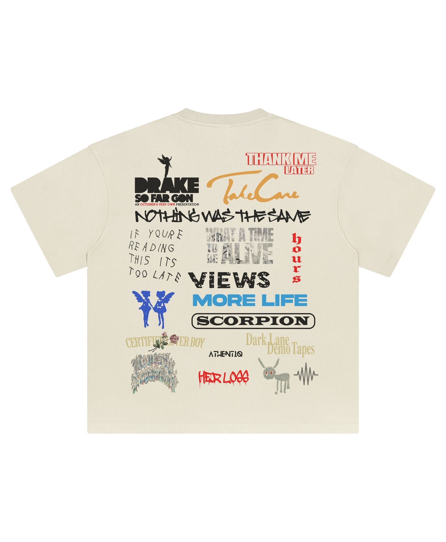 2-Sided Drake "What Did I Miss?" Album Shirt – Full Color Music Tee for Fans