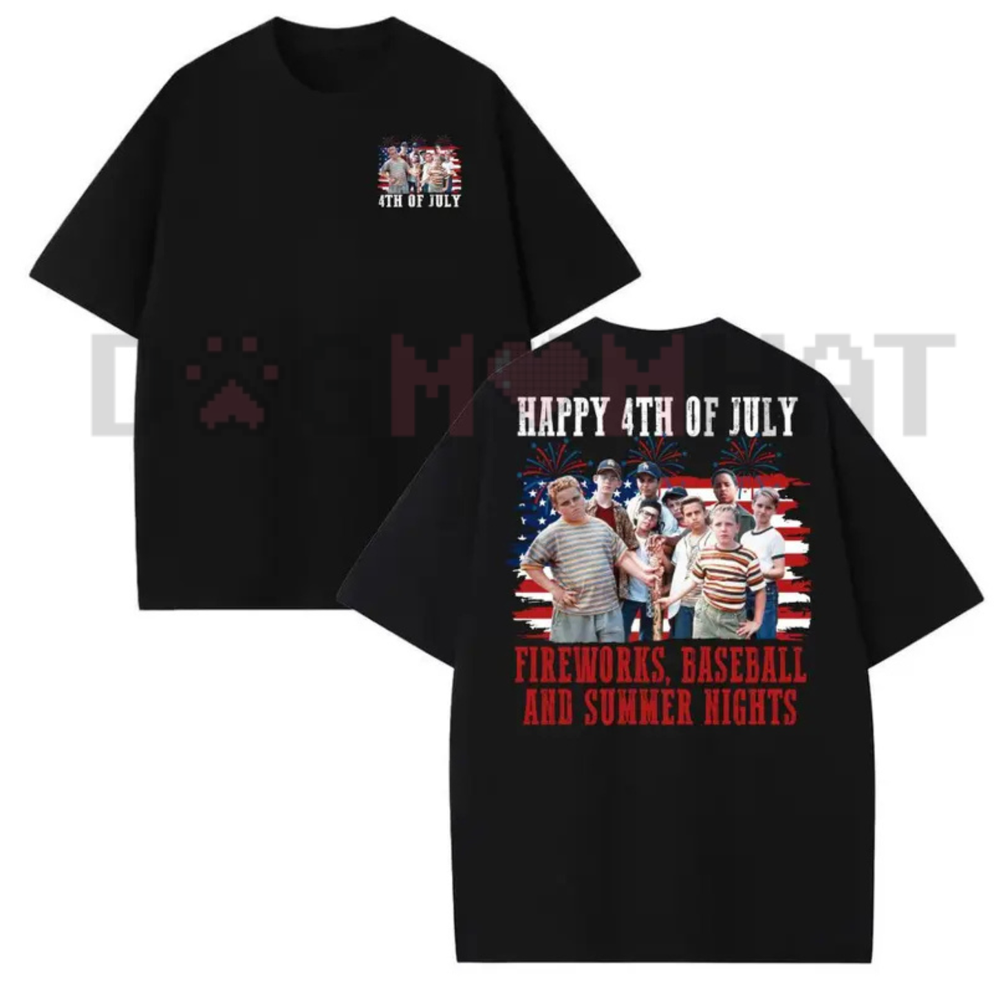 The Sandlot "4th Of July" Baseball Squad T-Shirt