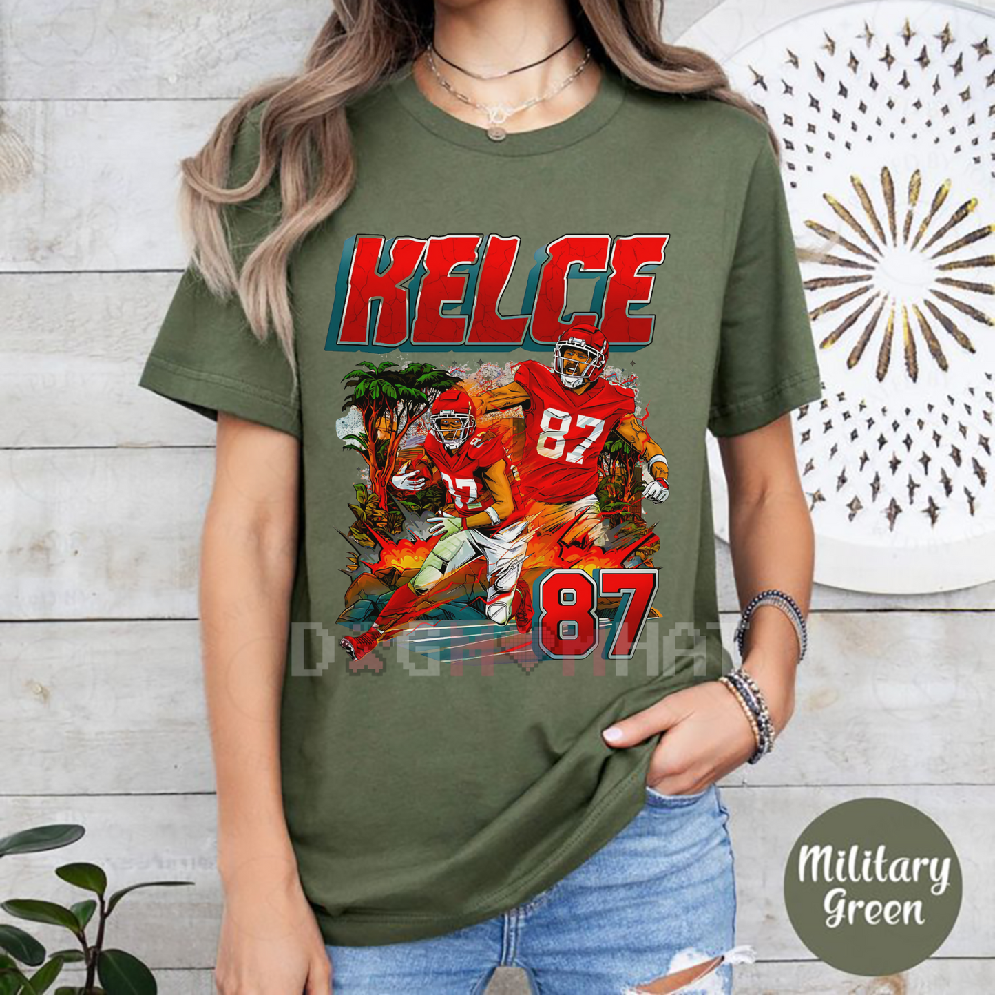 Travis Kelce Kansas City Chiefs Graphic T-Shirt – NFL Football Fan Apparel, Unisex Team Tee