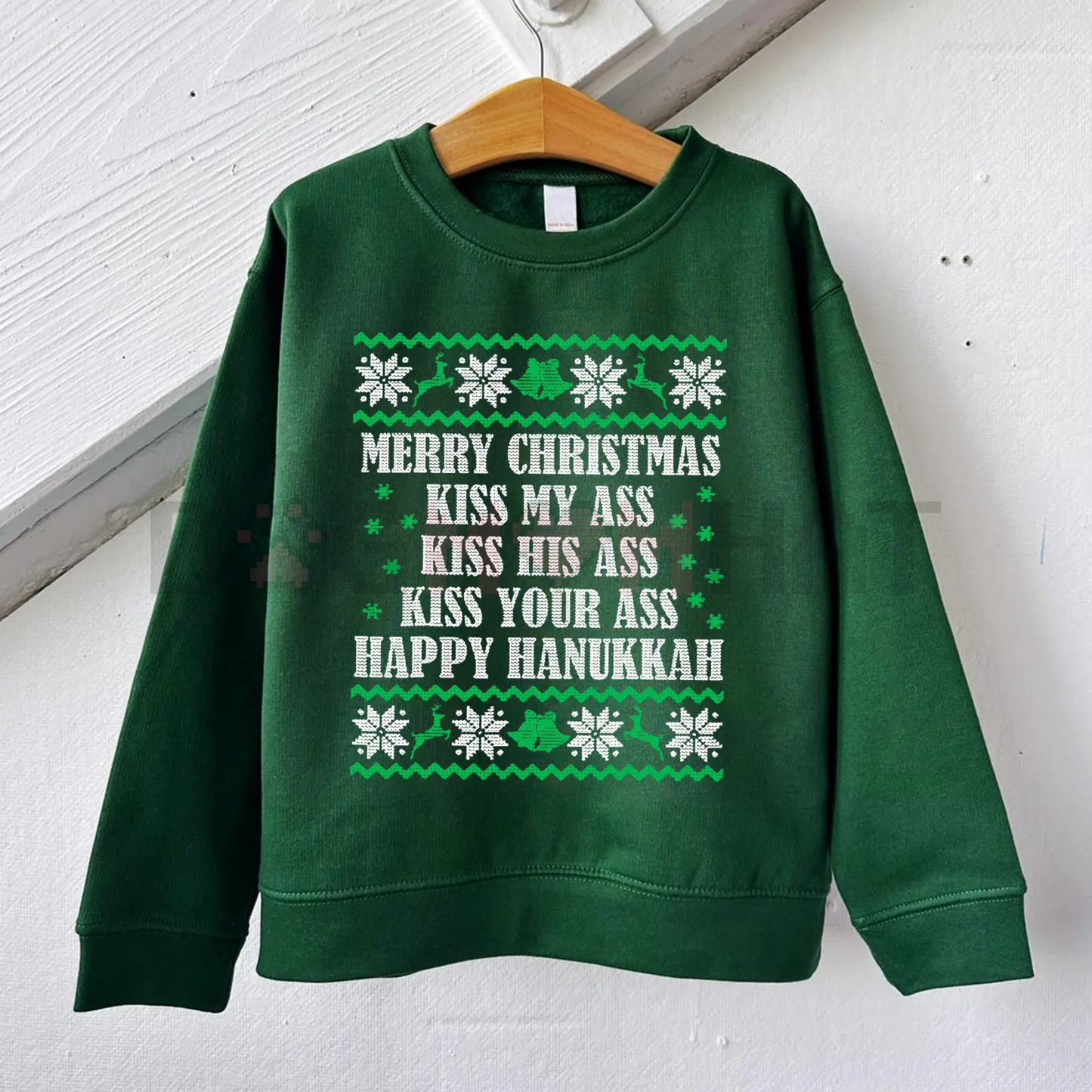 Funny Opossum Christmas Sweater – Overstimulated But Festive Ugly Holiday Sweatshirt