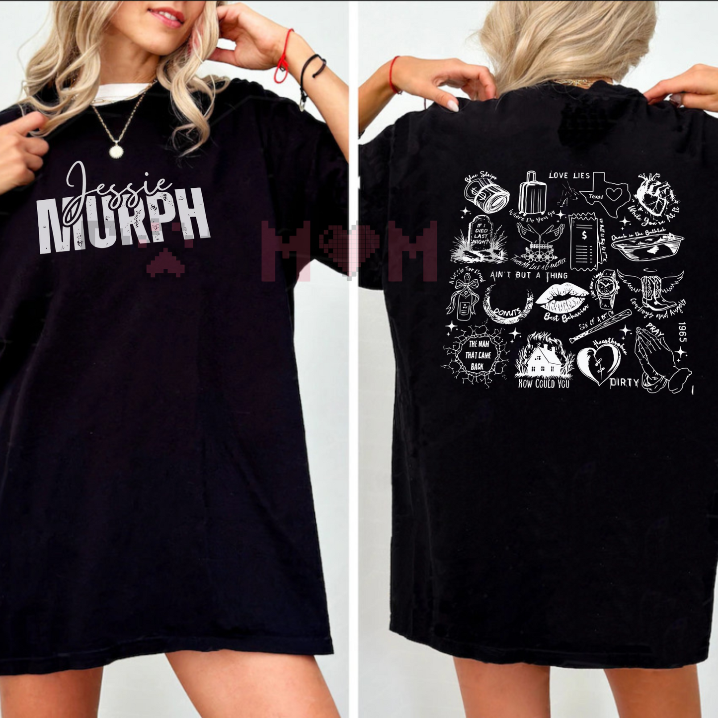 2 Sides Music Song T-Shirt – Music Lover Gift, BFF Trending Outfit