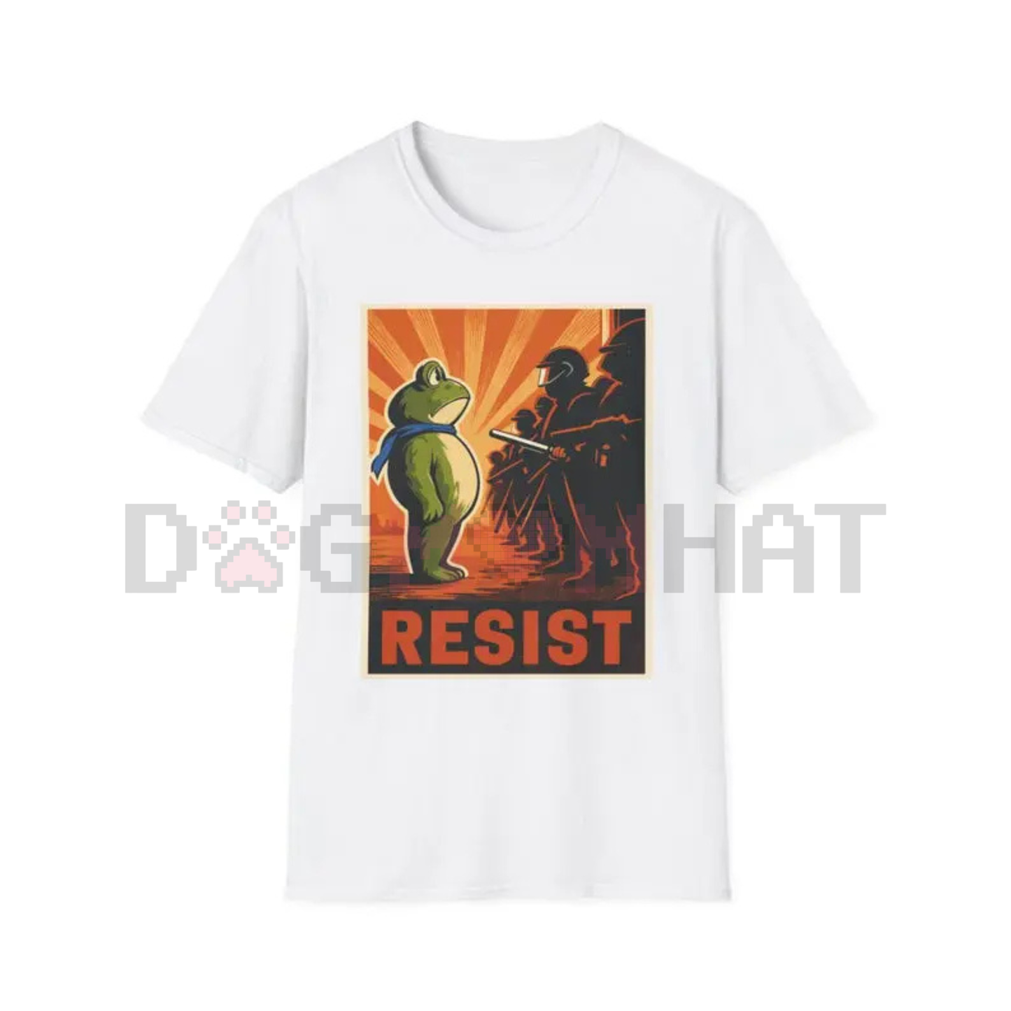 Portland Frog Protest Resist T-Shirt – Resist Tees, Anti-ICE, Anti-Trump Graphic Tee