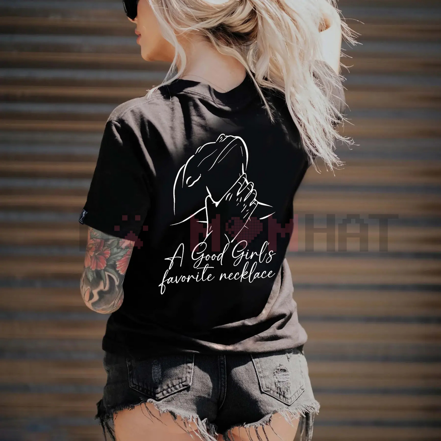 A Good Girl's Favorite Necklace T-Shirt – Ladies Summer Outfit, Women's Graphic Tee, Gift For Girlfriend