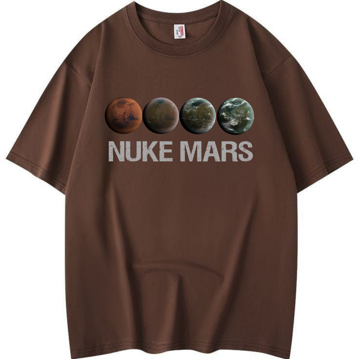 Nuke Mars Essential T-Shirt – Elon Musk SpaceX Inspired Tee
