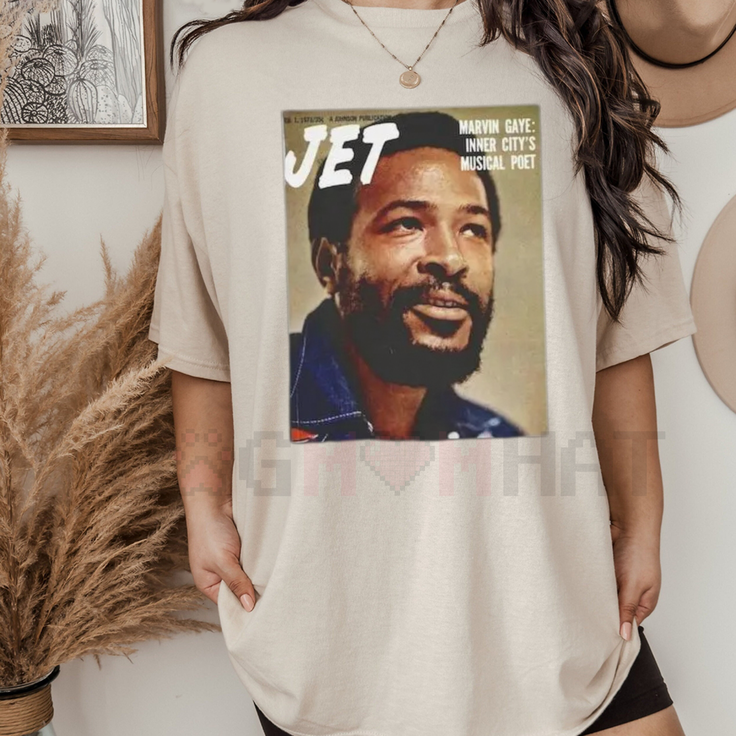 Marvin Gaye Abstract Paintings T-Shirt – Kenny Pickett Designs Cotton Casual Tee