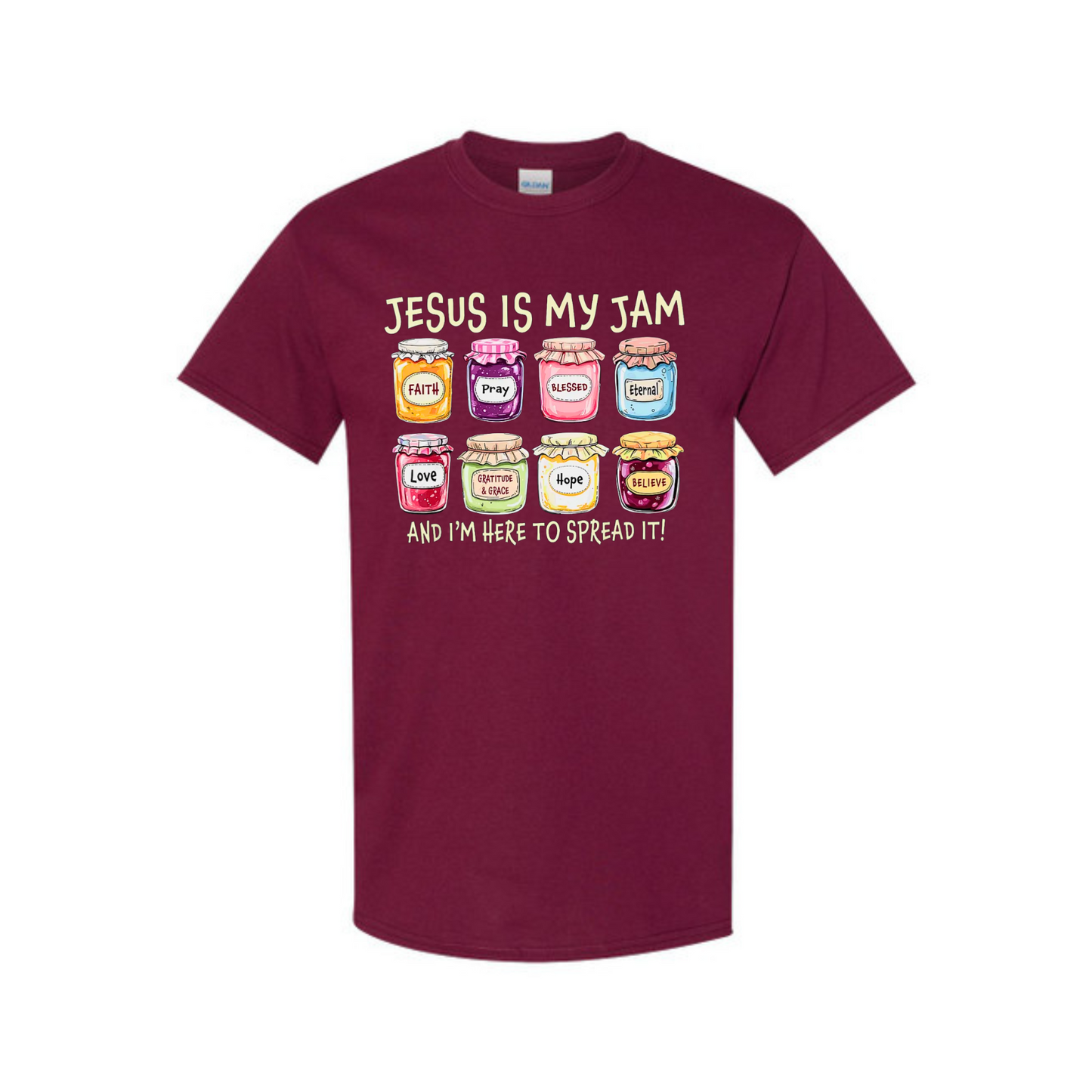 "Jesus Is My Jam" Christian T-Shirt – Unisex Casual Short Sleeve Tee