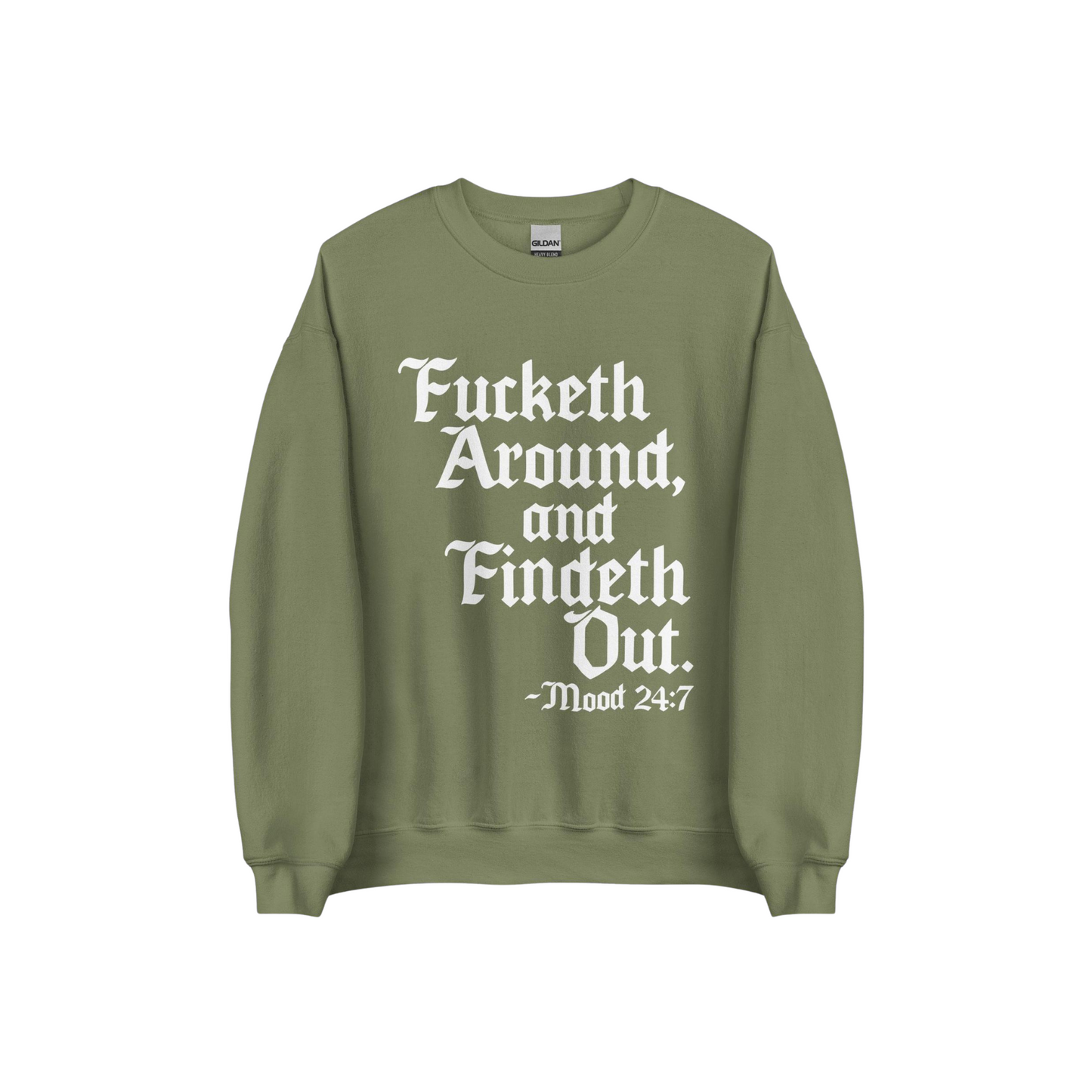 Medieval Meme Crewneck Sweatshirt - Funny Renaissance & History Top for Men & Women