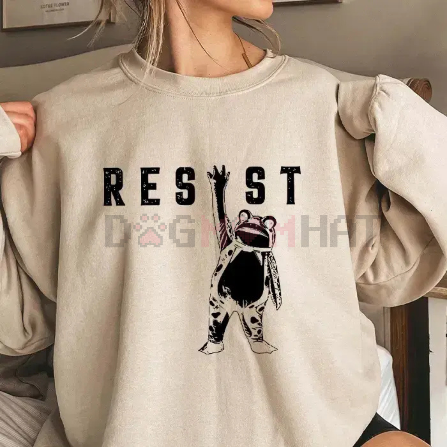 Resist Frog Protest T-Shirt – Activist Anti-ICE Tee, "Rage" Political Statement Shirt