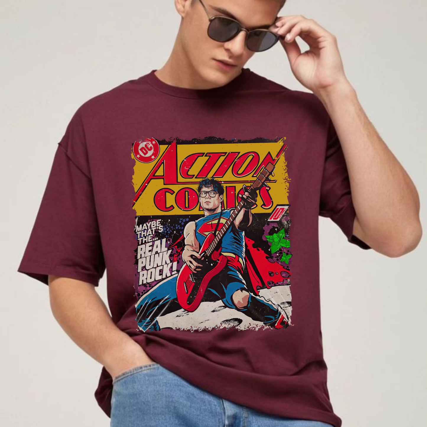 Kindness Is Punk Rock Superhero T-Shirt – Vintage Unisex Tee Inspired by New Superhero Movie