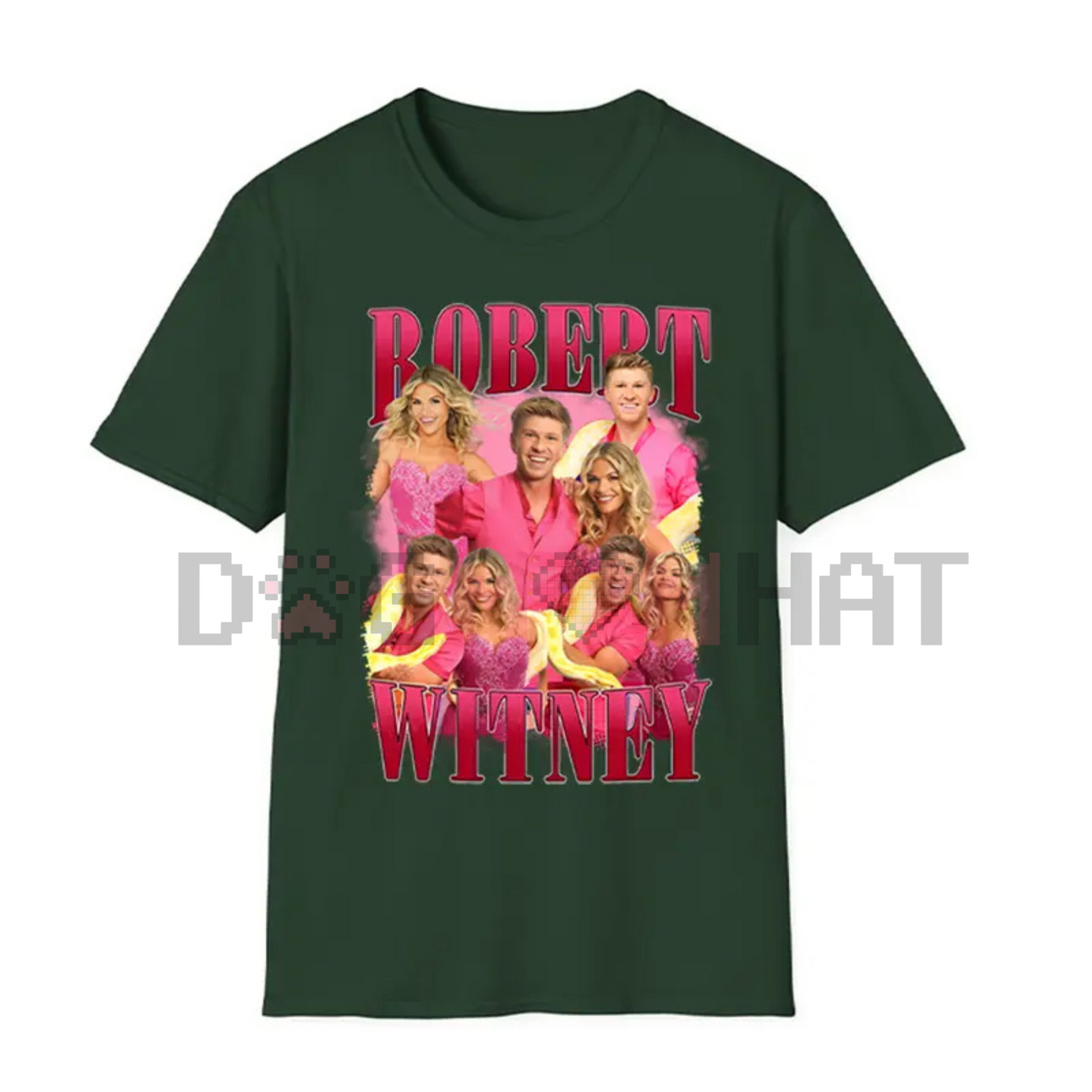 "Stars on Stage" Pink Dance Tee – Retro Dance Tour Style Fan Shirt