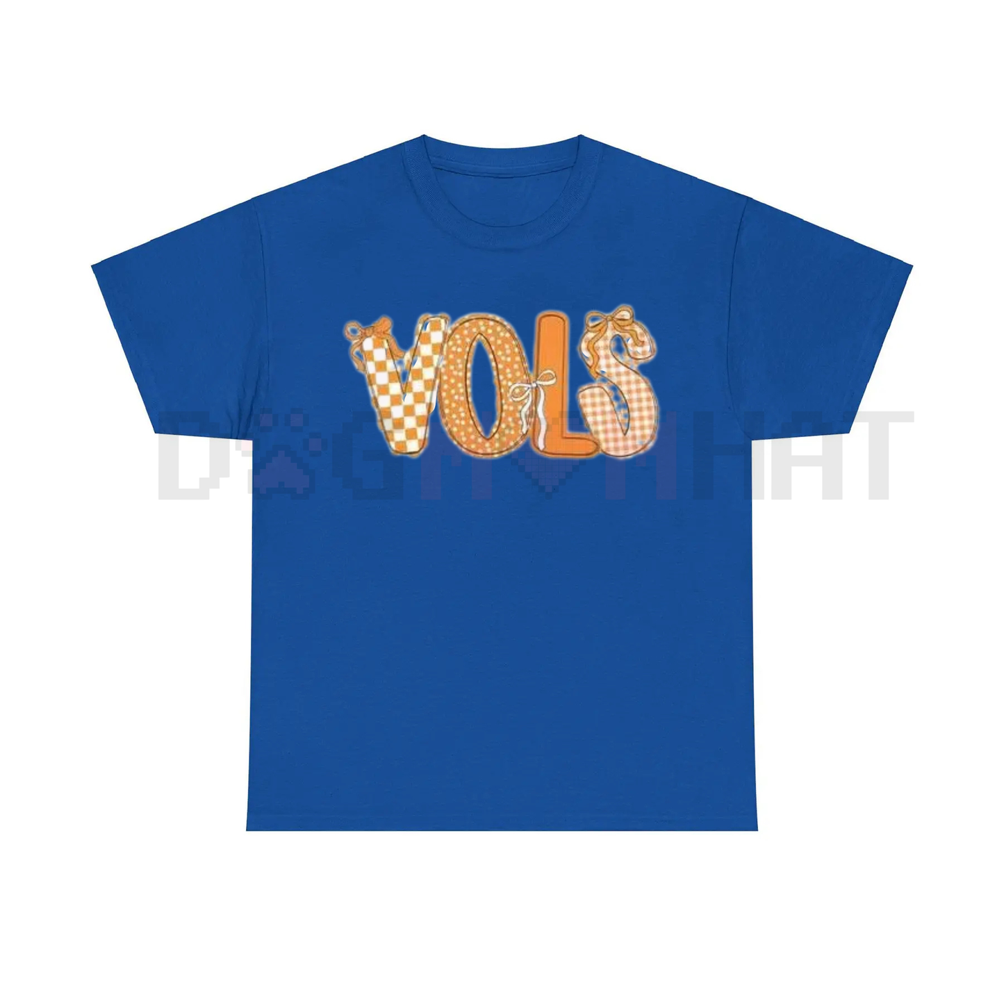 Game Day Spirit T-Shirt – Retro Checkerboard & Polka Dot Print Tee