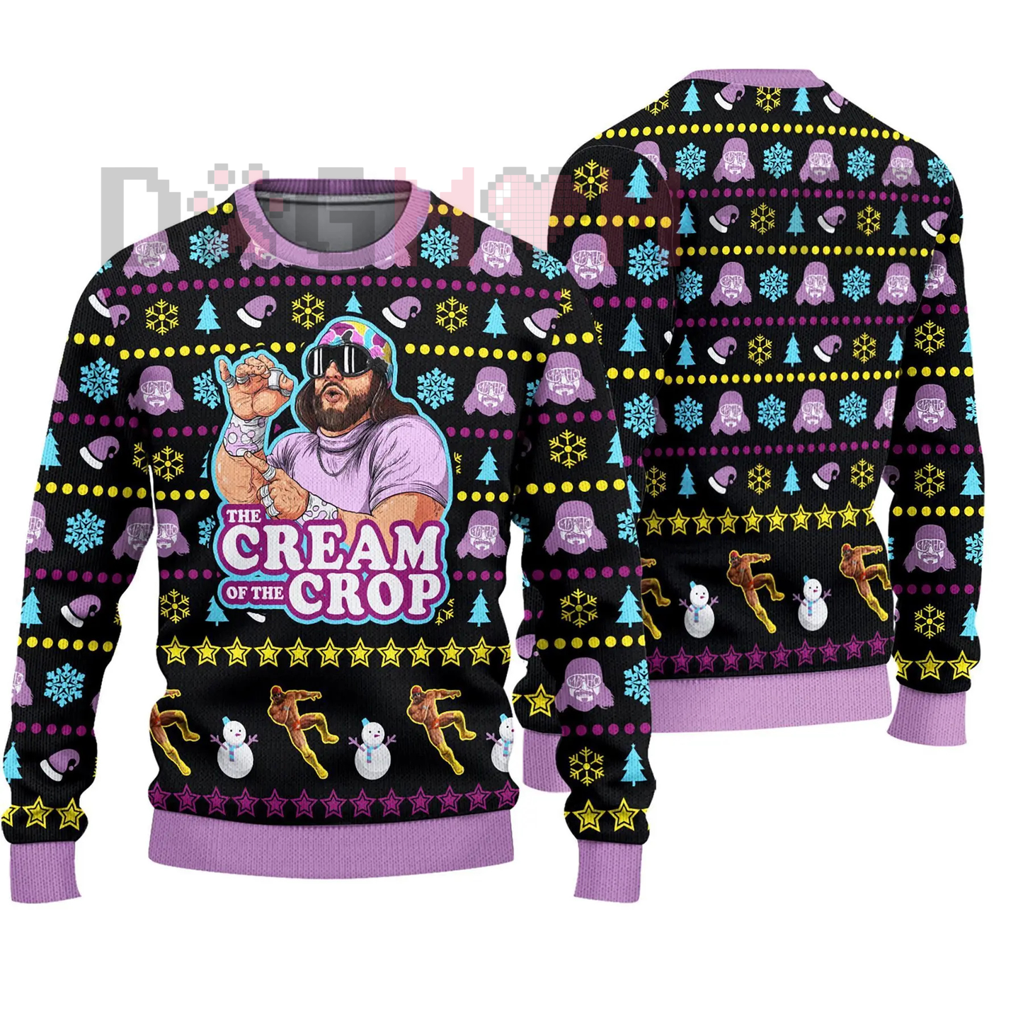 "The Cream of The Crop" Funny Ugly Sweater – Premium Christmas Gift for Friends & Family