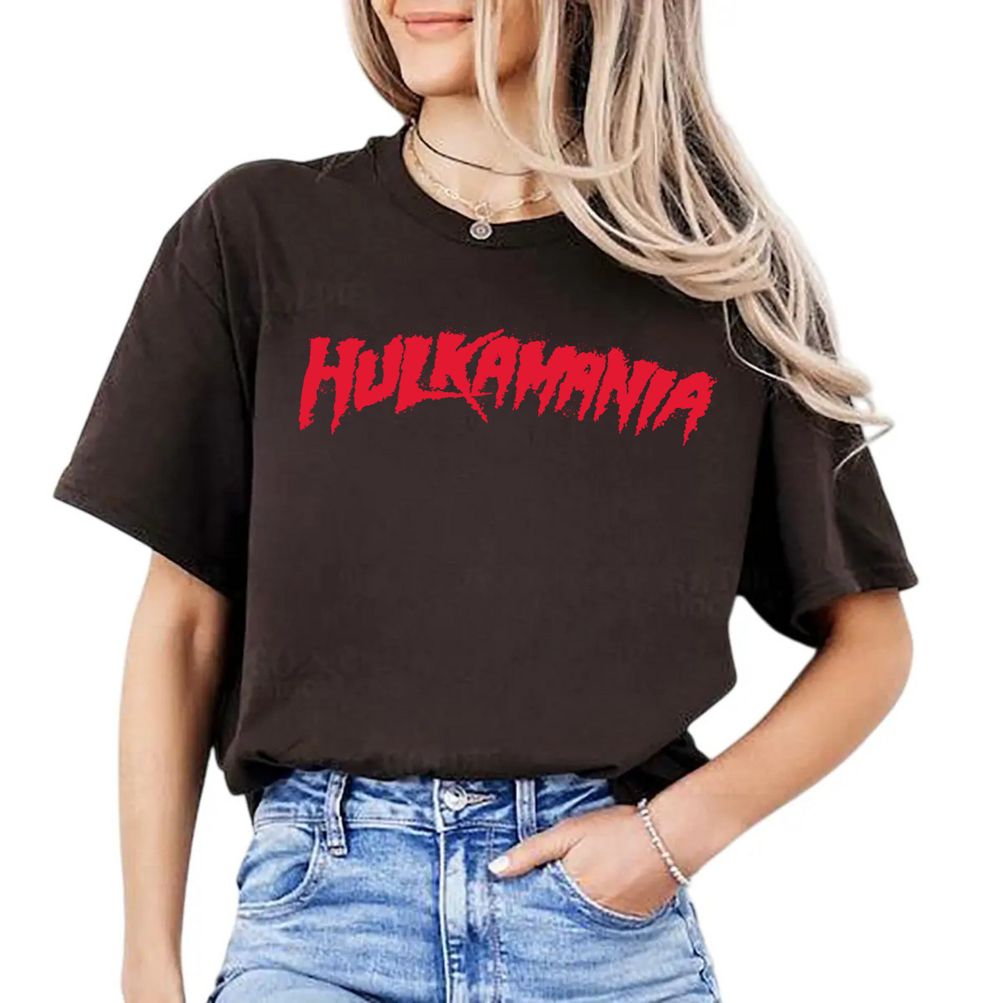 Official Hulk Hogan “HULKAMANIA” T-Shirt – WWE Wrestling Legend Tee for Fans, All Sizes, Unisex Fit