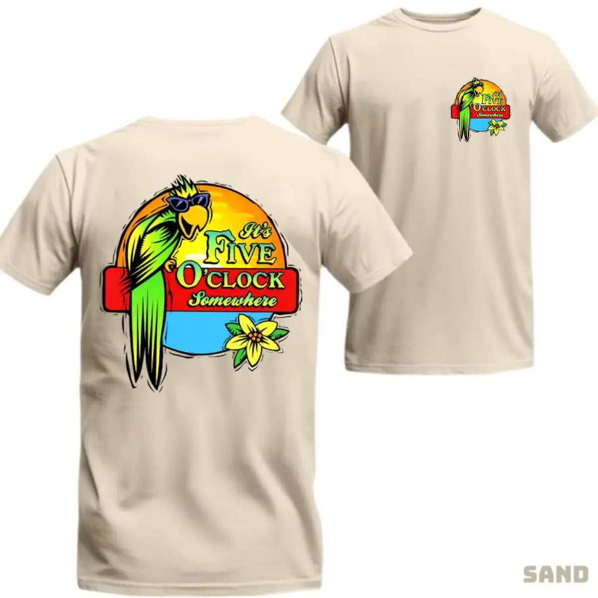 It's 5 O'Clock Somewhere Jimmy Buffett Shirt – Unisex Island Vibe Tee