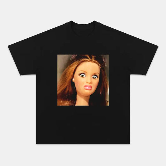Funny Printed Design Oversized Crewneck T-Shirt