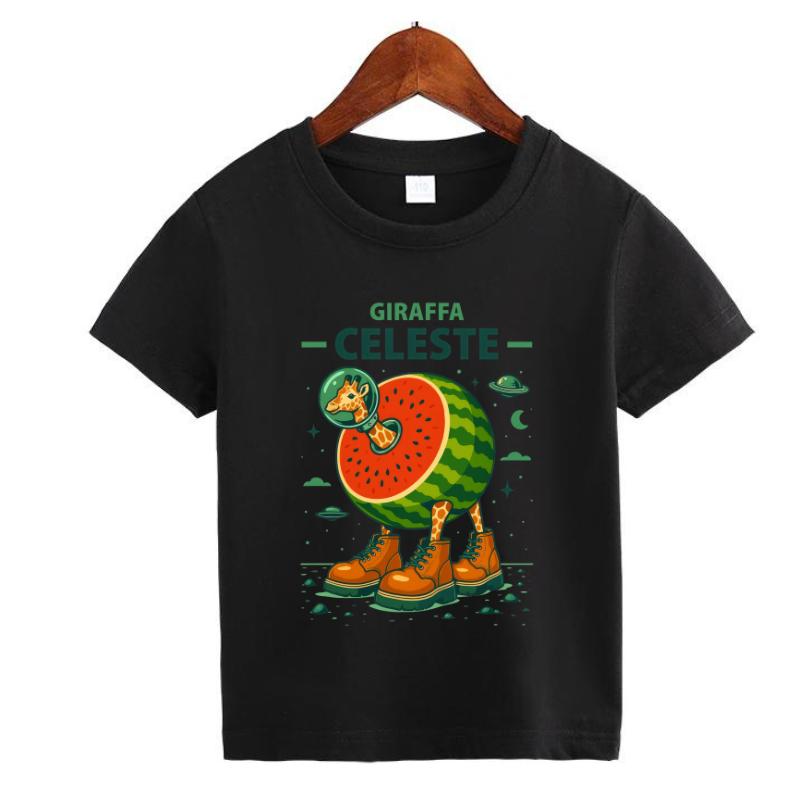 Italian Brainrot Meme Character T-Shirt for Kids