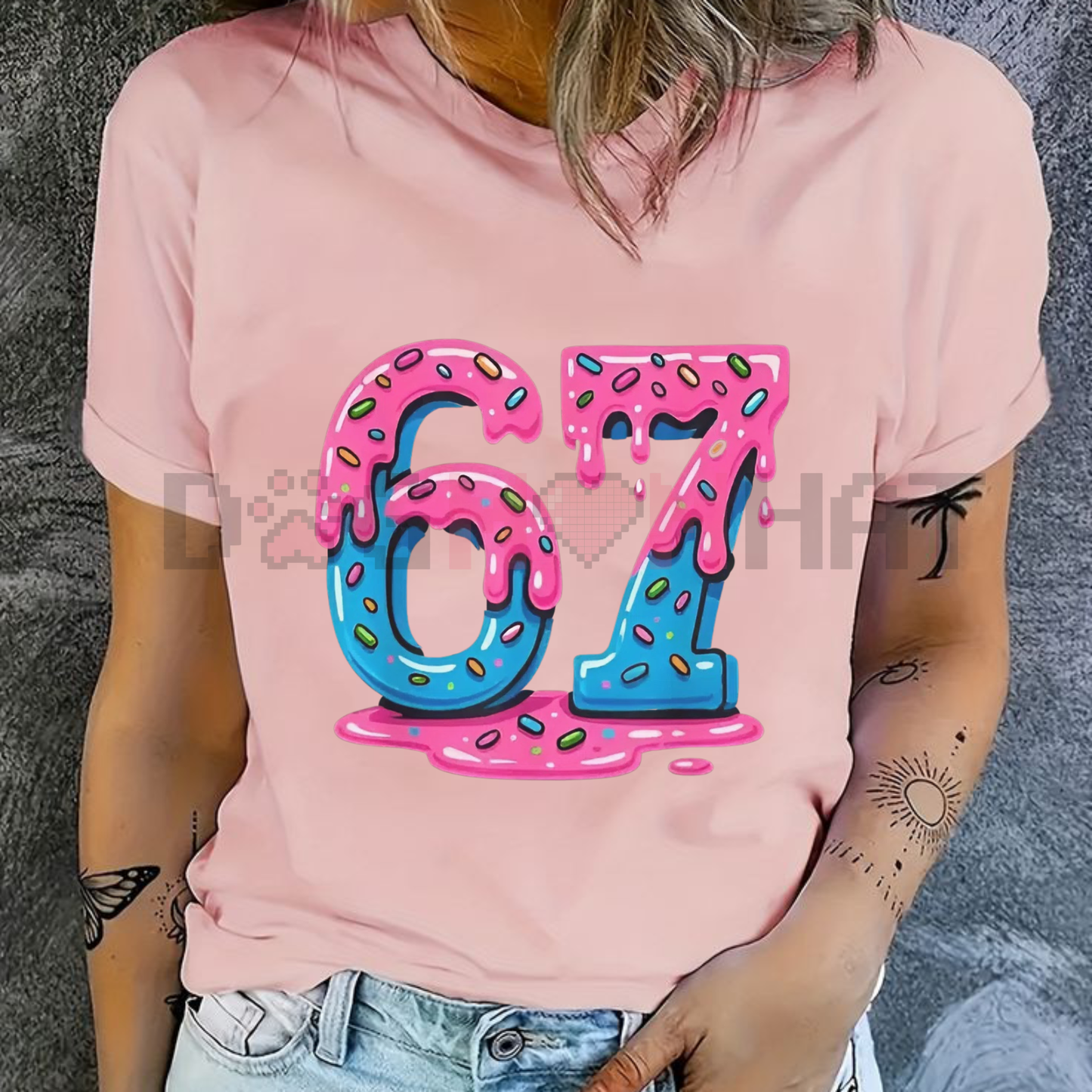67 Ice Cream Drip Meme T-Shirt – Funny Gen Alpha Slang Graphic Tee