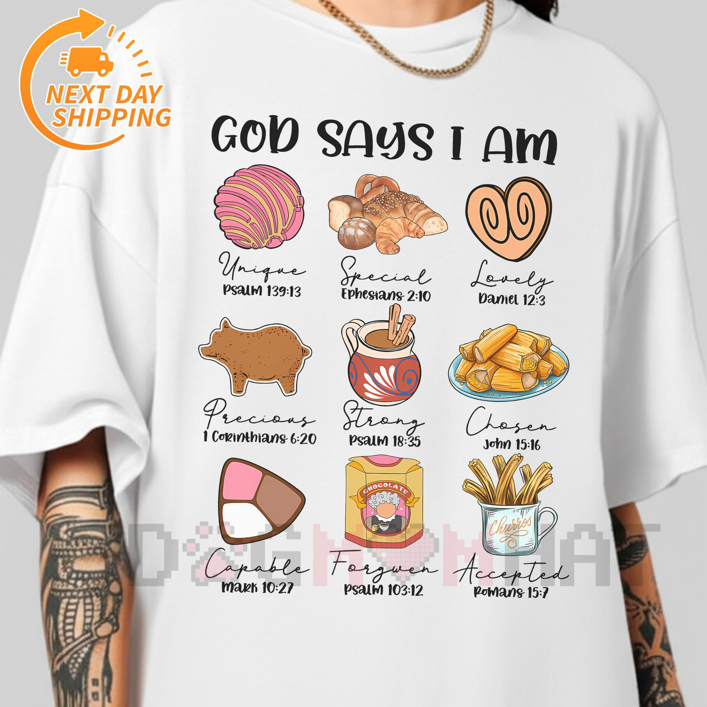 Mexican Pan Dulce Christmas T-Shirt – Spanish Xmas Tee