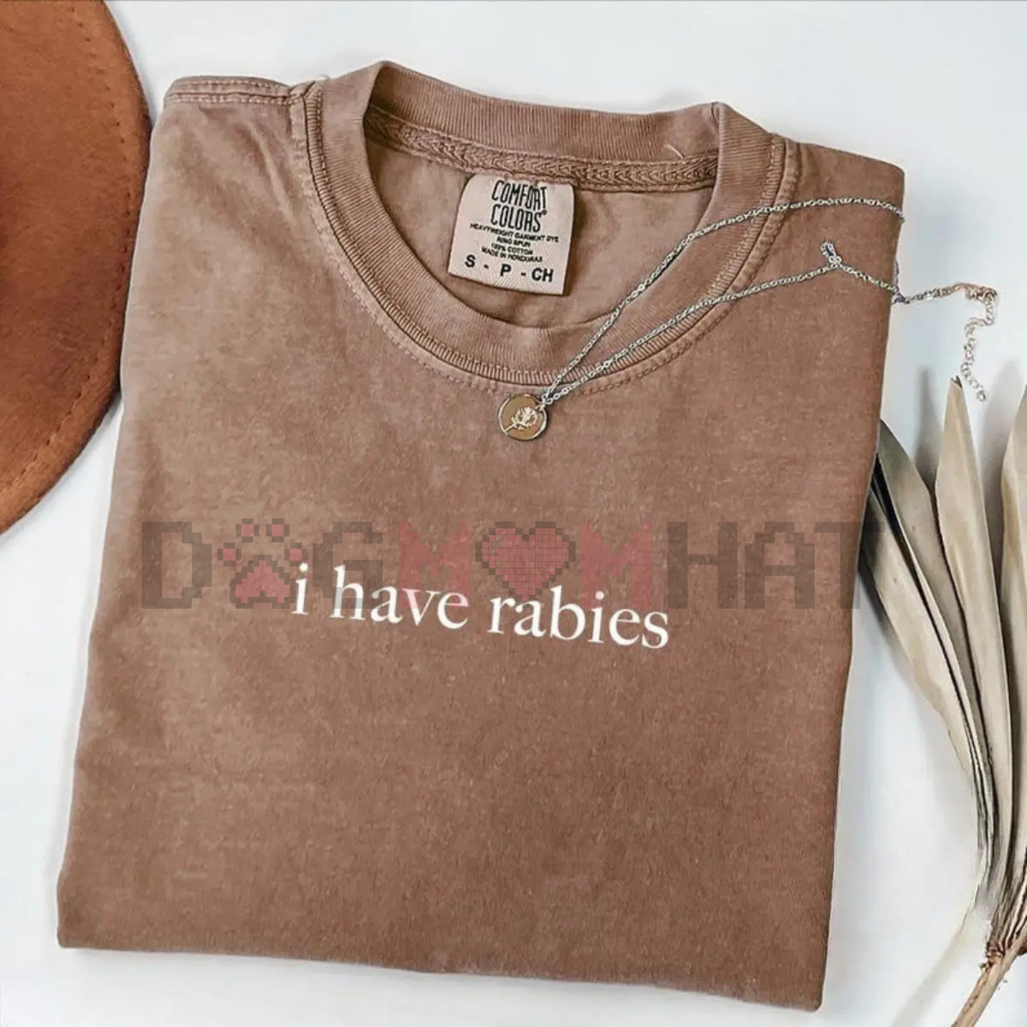 Comfort Colors "I Have Rabies" T-Shirt – Funny Sarcastic Humor Shirt, Unhinged Meme Tee