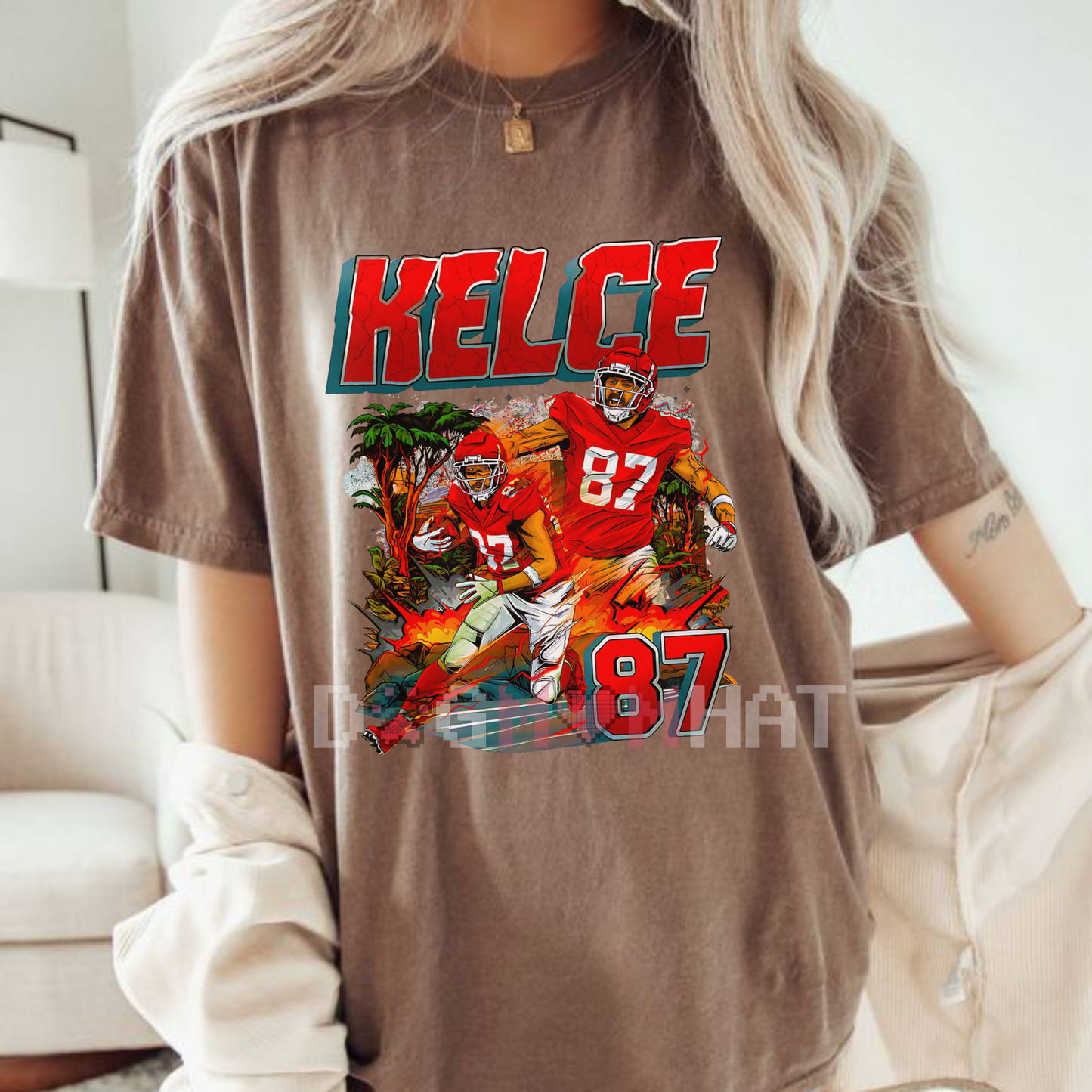 Travis Kelce Kansas City Chiefs Graphic T-Shirt – NFL Football Fan Apparel, Unisex Team Tee
