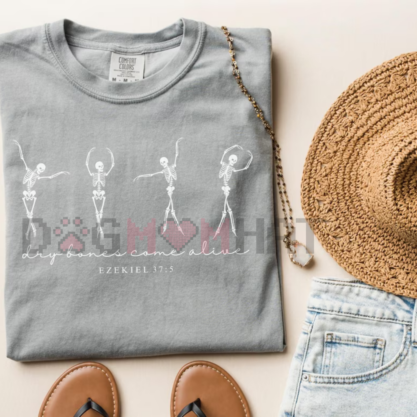 "Dry Bones Come Alive" Christian Halloween Shirt – Dancing Skeleton Fall Jesus Tee