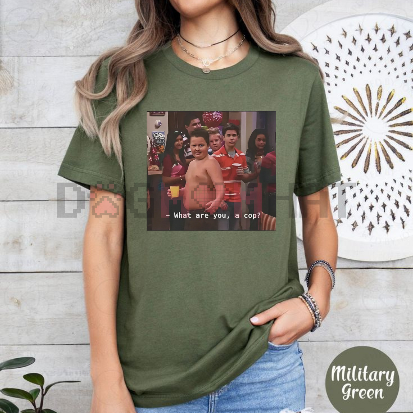 Gibby "What Are You, a Cop?" T-Shirt – Funny Meme Tee