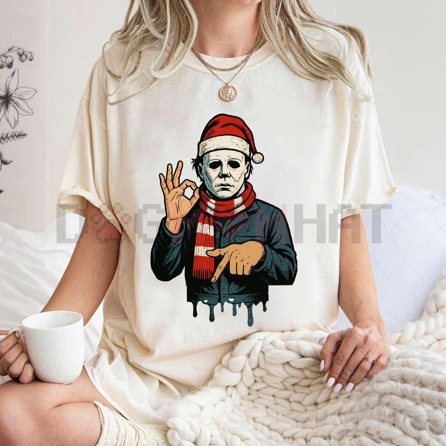 Christmas Six Seven T-Shirts – Funny Christmas 6 7 Hand Sign Tee, 67 Meme Shirt for Festive Season
