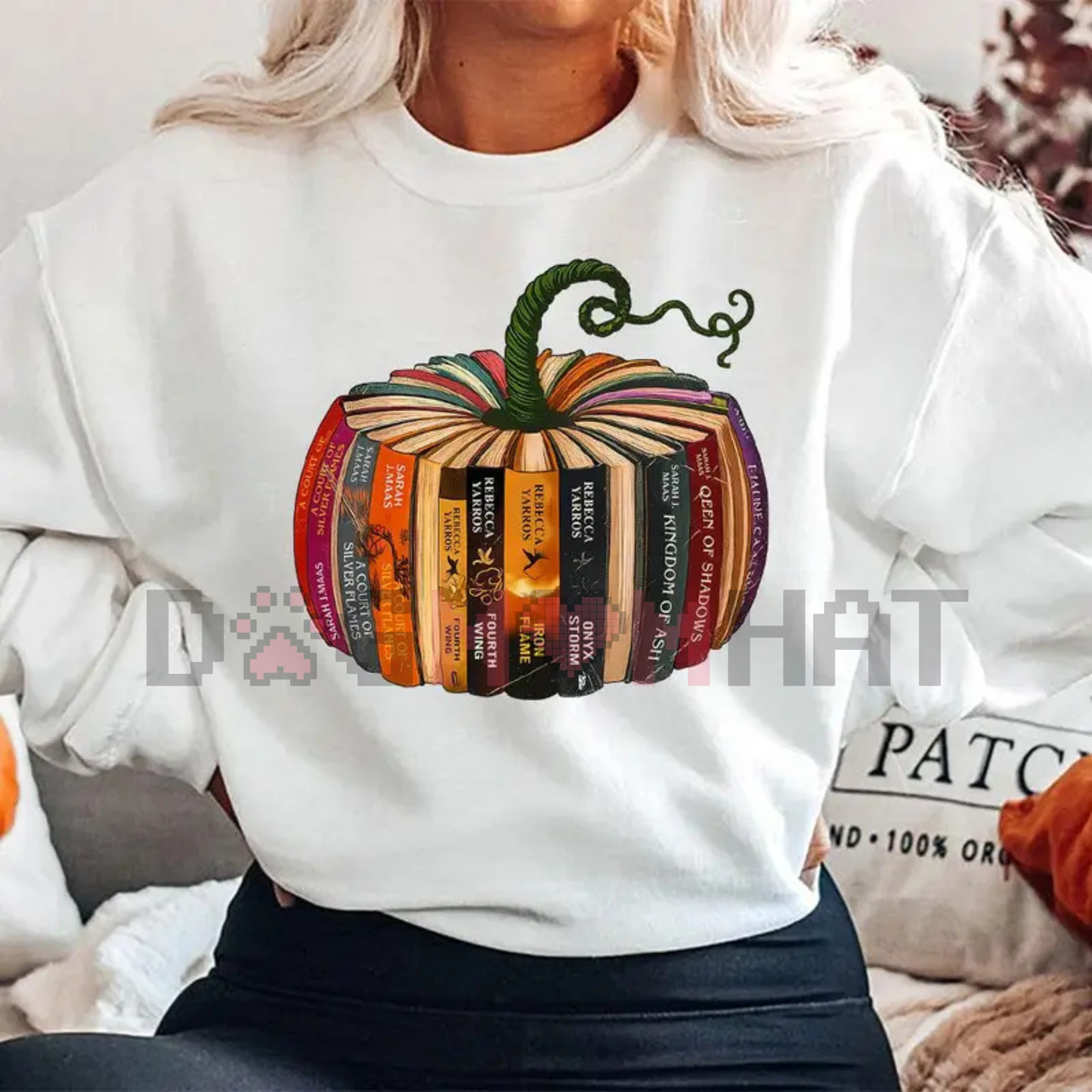 Fourth Wing Book Pumpkin Shirt – Spooky Dragon Lover Tee, Iron Flame & Onyx Storm Fan Top, Perfect Bookish Gift