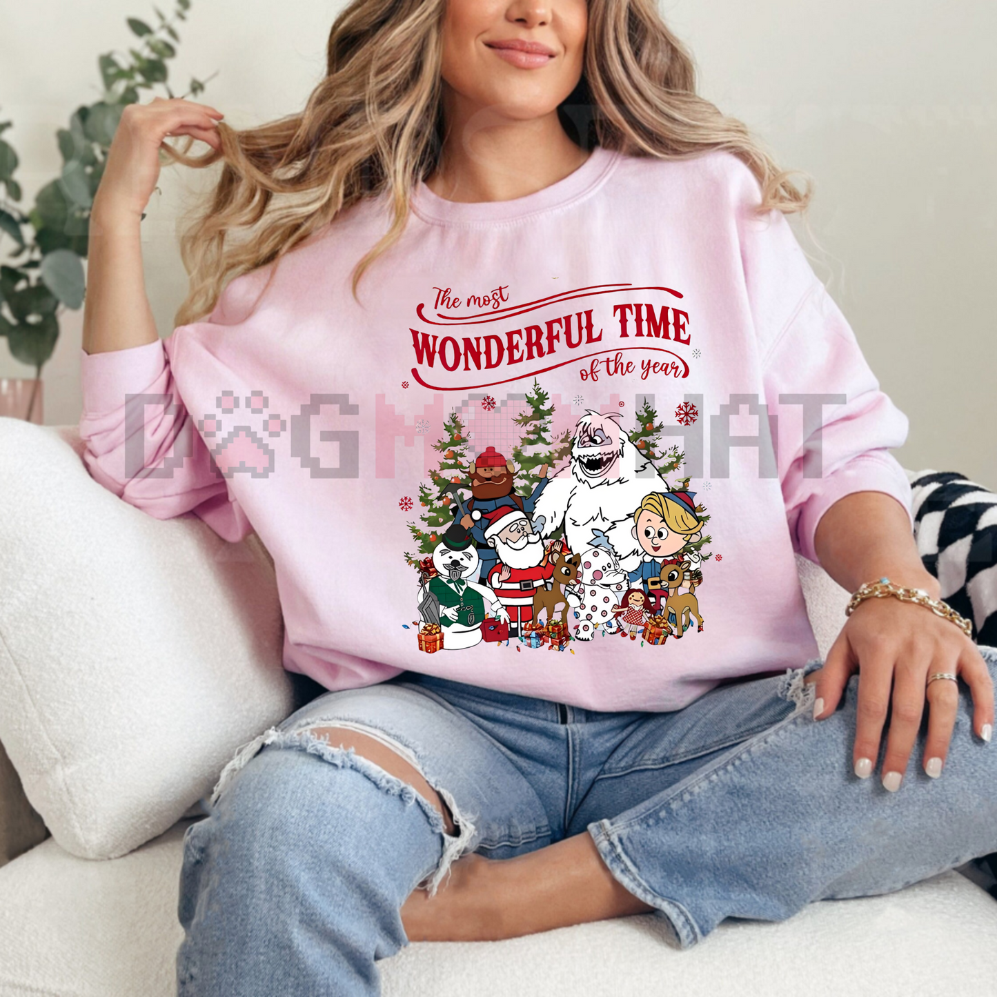 Vintage Rudolph Christmas Sweatshirt – Retro Red Nosed Reindeer Shirt
