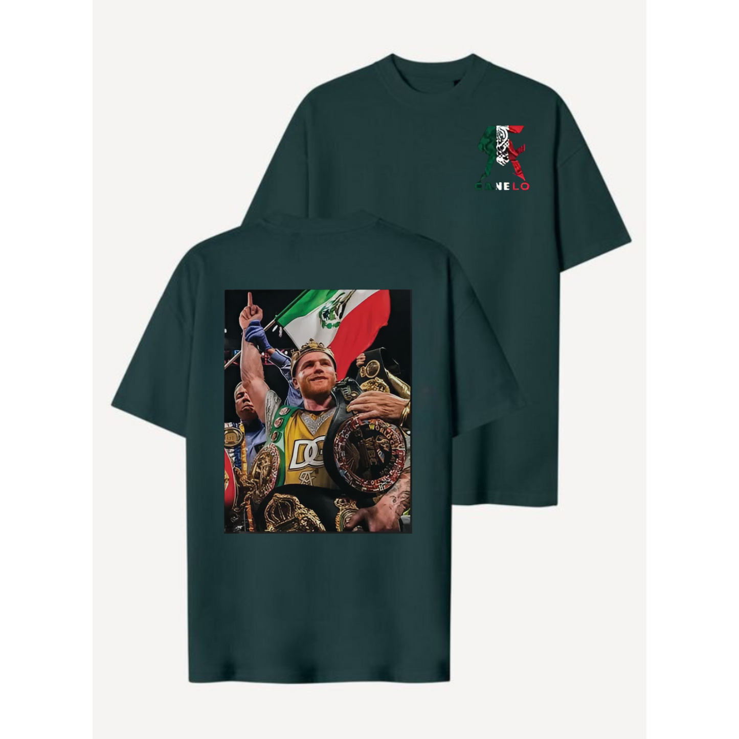 Canelo 2-Sided T-Shirt – Boxing Champion Fan Apparel, Fashion Cotton, Unisex Graphic Tee for Men & Women