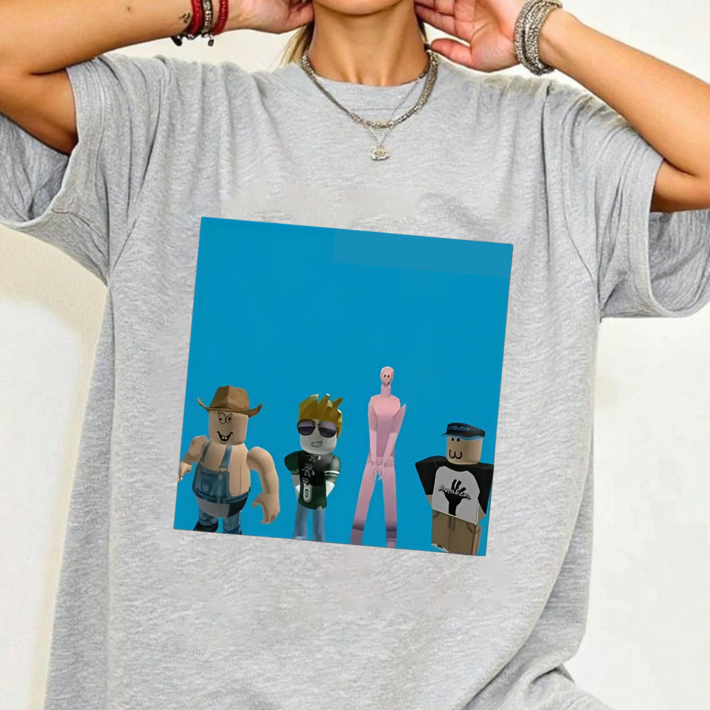 Funny Roblox T-Shirt – Fashion Cotton, Full Colors & Sizes, Unisex Gaming Graphic Tee