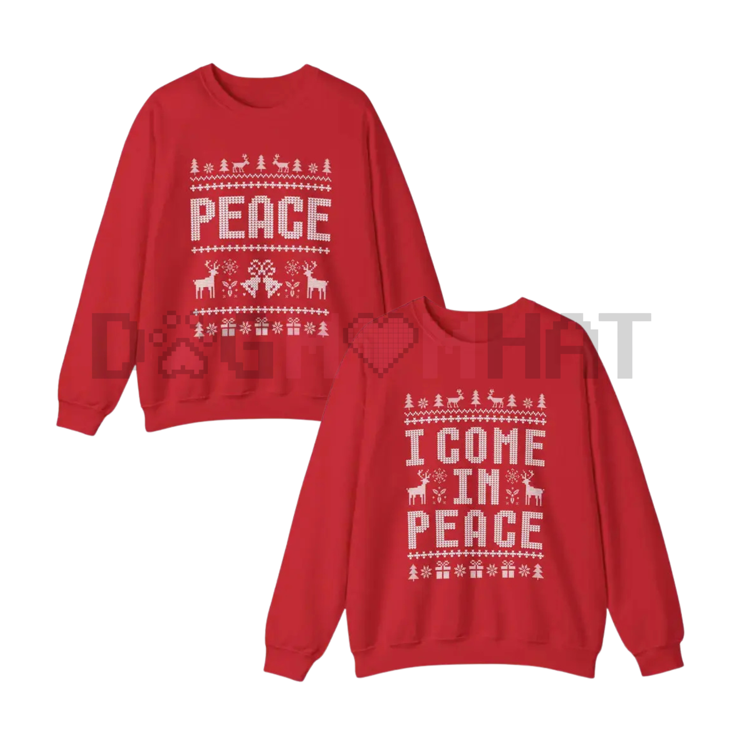 Funny Ugly Christmas Sweatshirts for Couples – Cute Matching Holiday Outfits