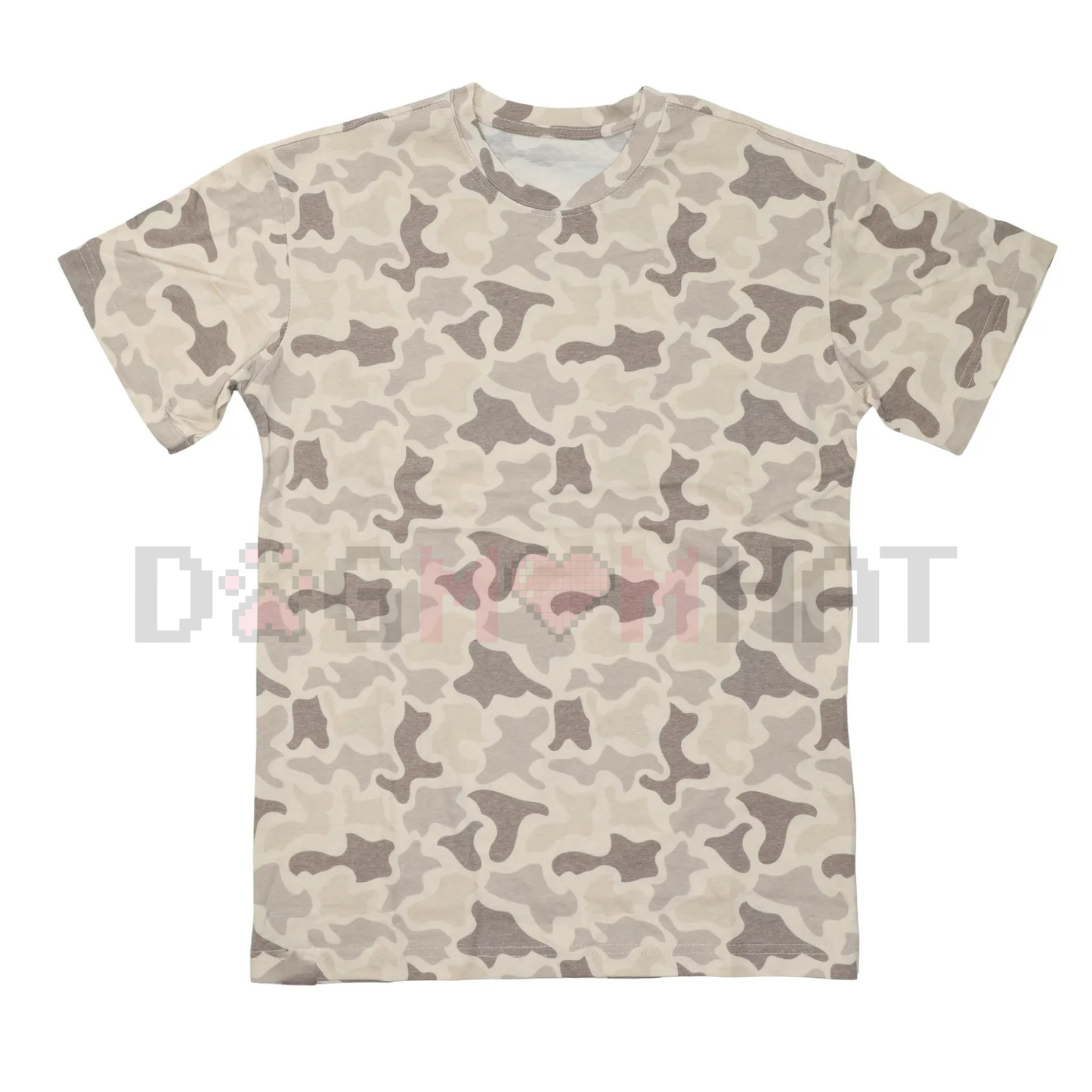 The Mad Hatter Camo Blank T-Shirt – Vintage Military Camouflage Tee