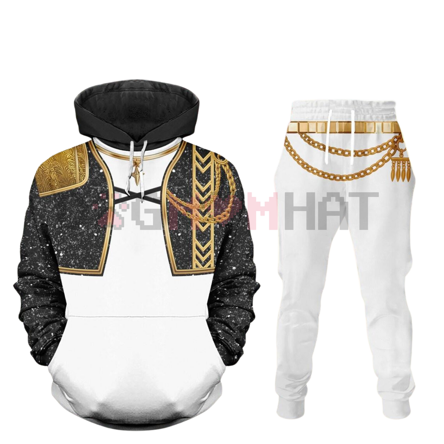 Derpy Tiger Costume Hoodie Jogger – Kpop Demon Hunters Outfit, Huntrix Kpop Cosplay, K-pop Movie Gift