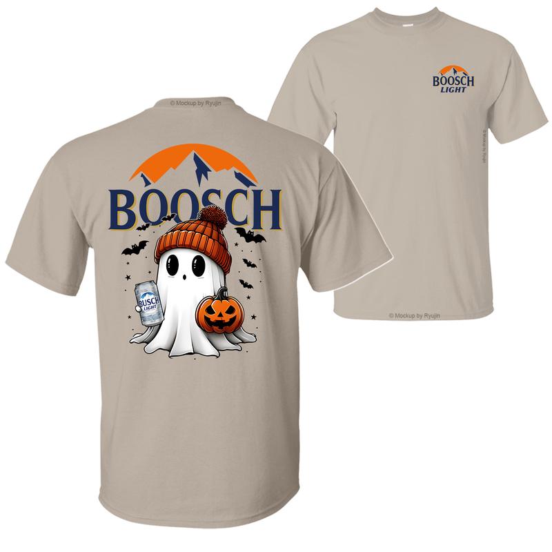 "Boosch Light" Halloween T-Shirt – Cute 2-Sided Graphic Tee