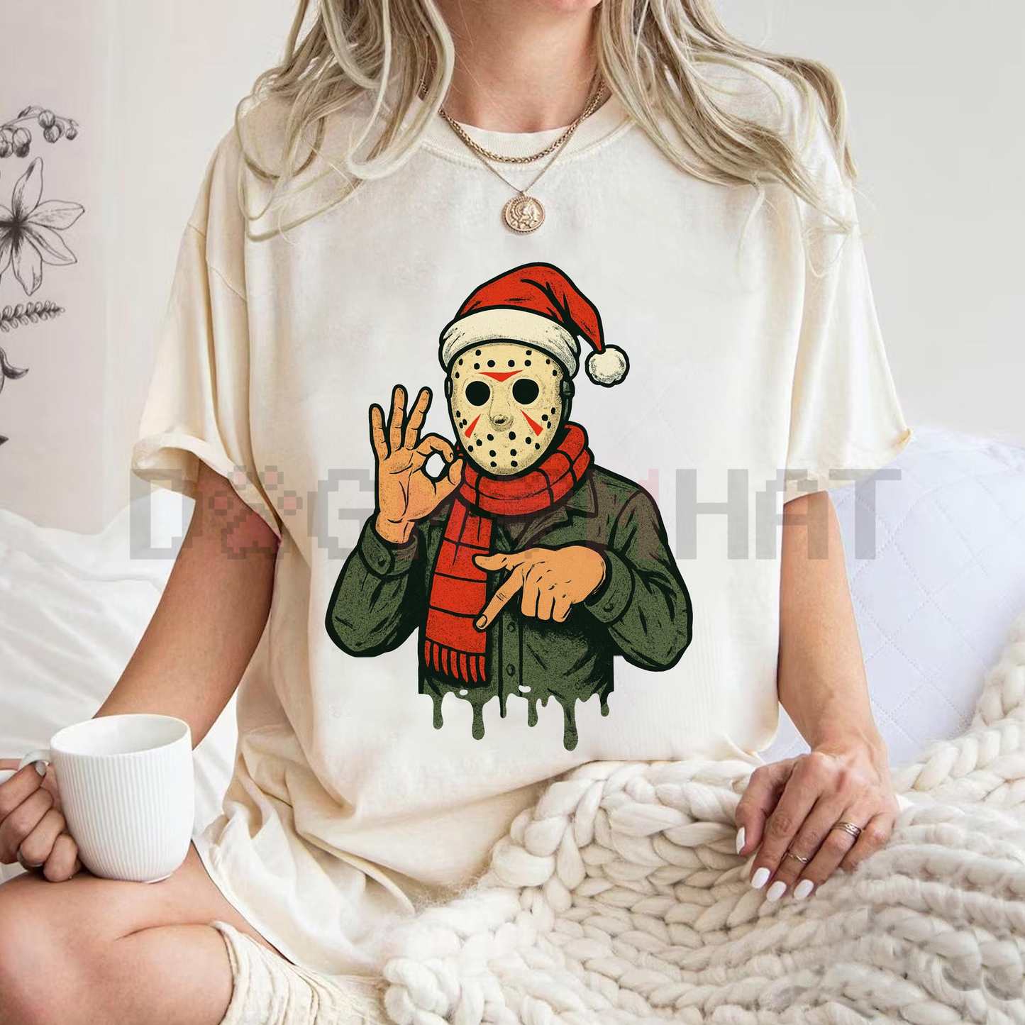 Christmas Six Seven T-Shirts – Funny Christmas 6 7 Hand Sign Tee, 67 Meme Shirt for Festive Season