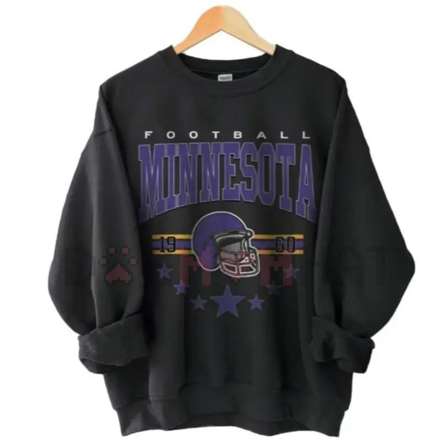 Vintage 90s All Team Football Sweatshirt – 1960s Cowboy Game Day Shirt Style, Unisex Football Fan Gift Sweater