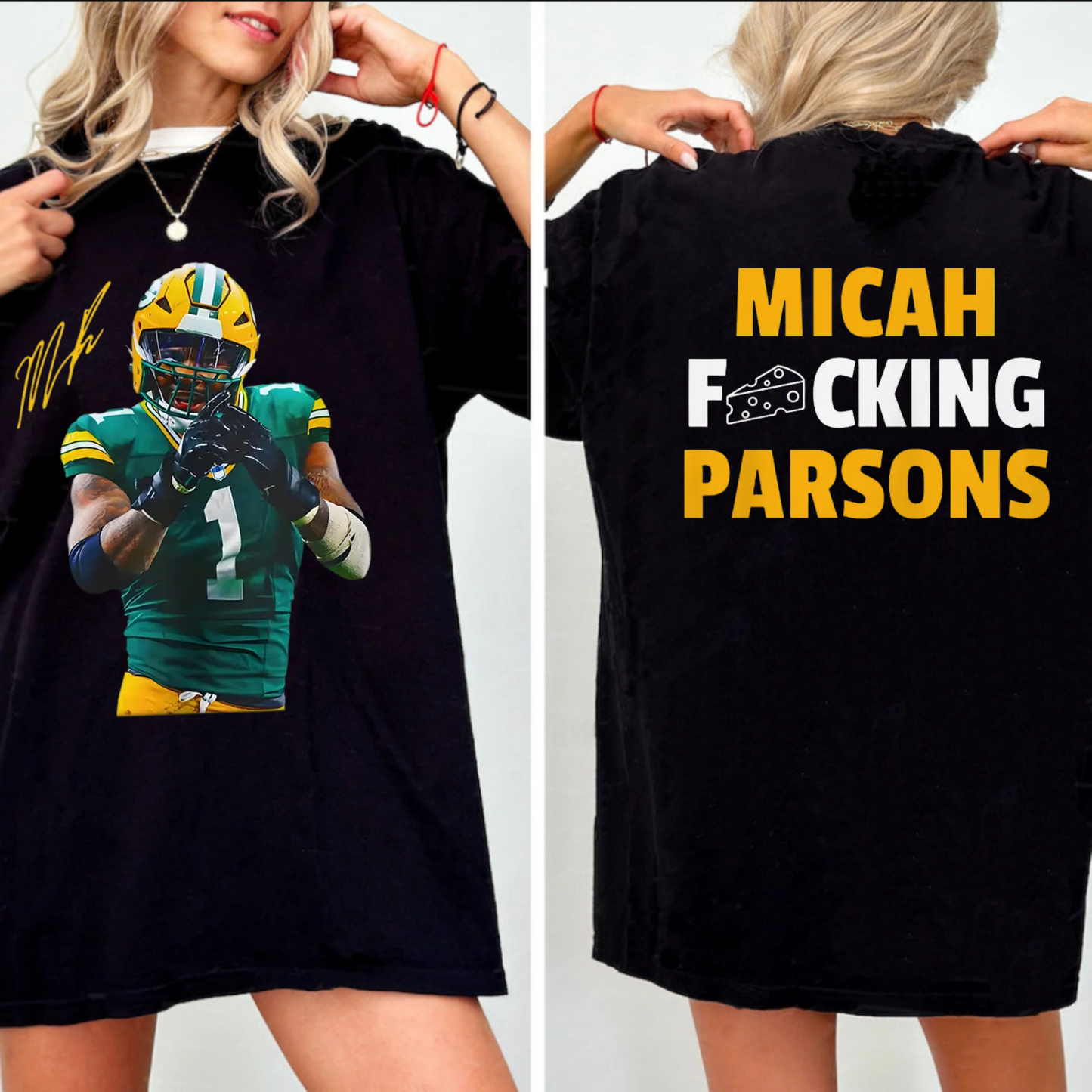 Micah Parsons Shirt – Green Bay Women & Men, Casual Wear, Graphic Tee