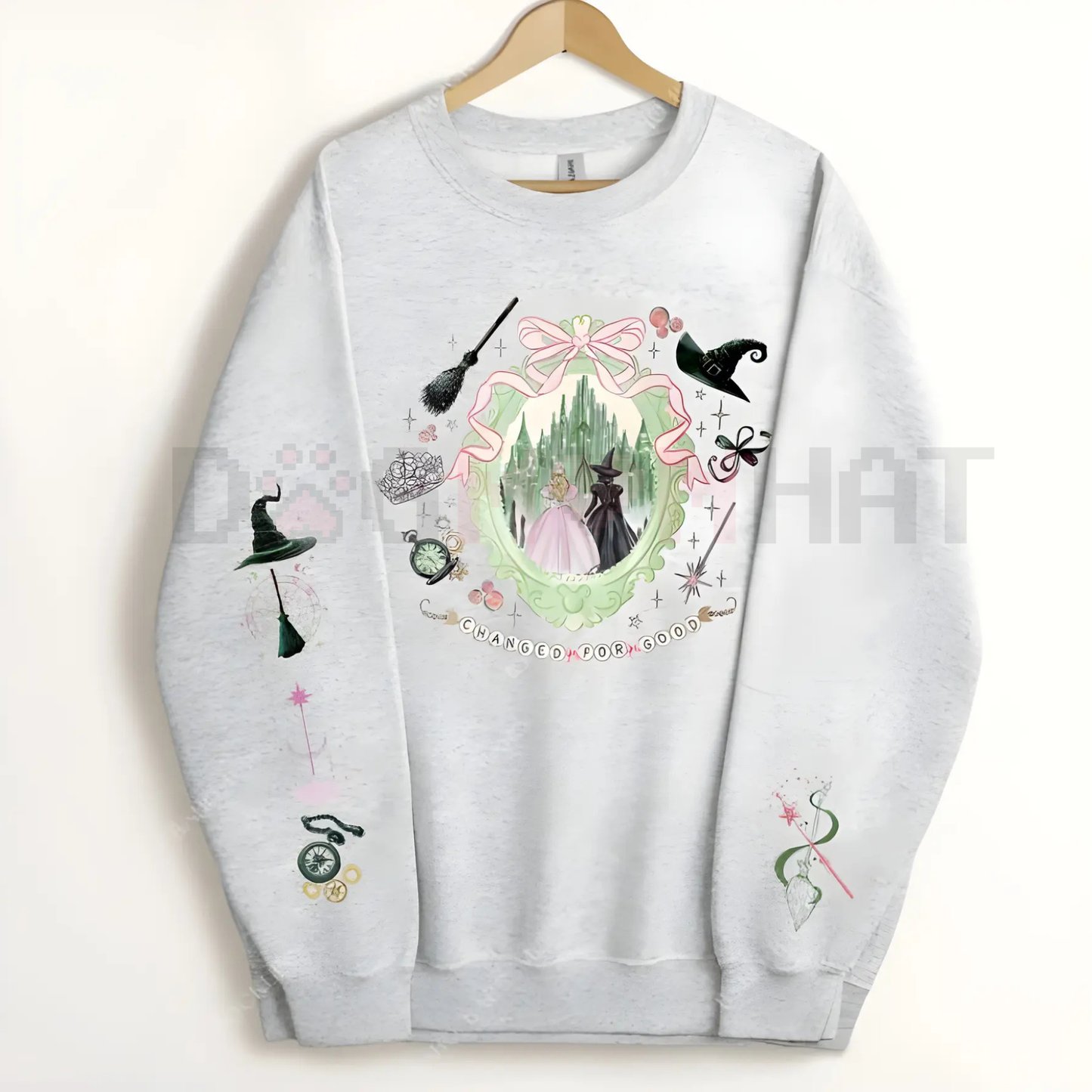 Enchanted Emerald Friendship Sweatshirt – Magical Best Friend Matching Crewneck