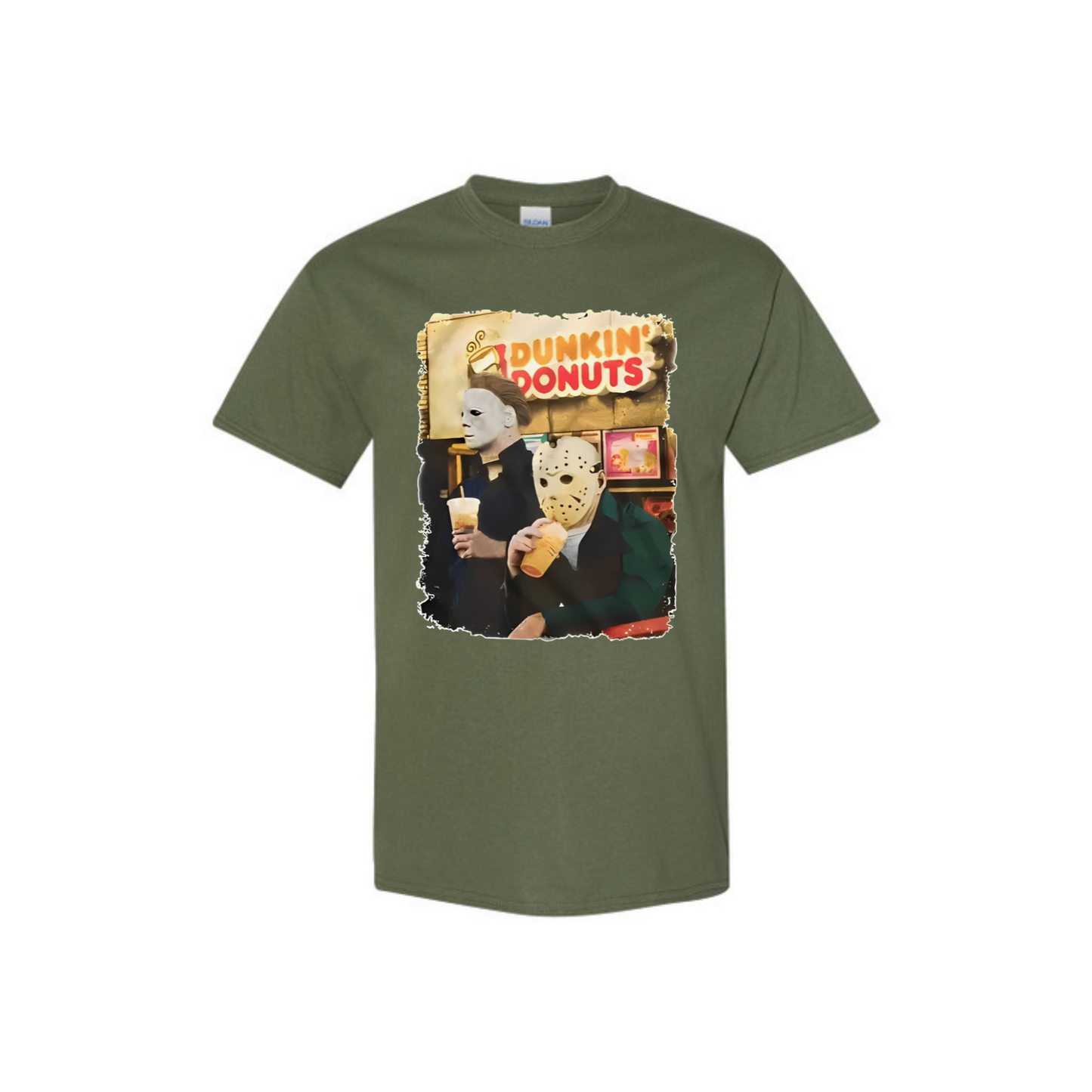Vintage Horror Cartoon Character T-Shirt - Stylish Halloween Casual Top