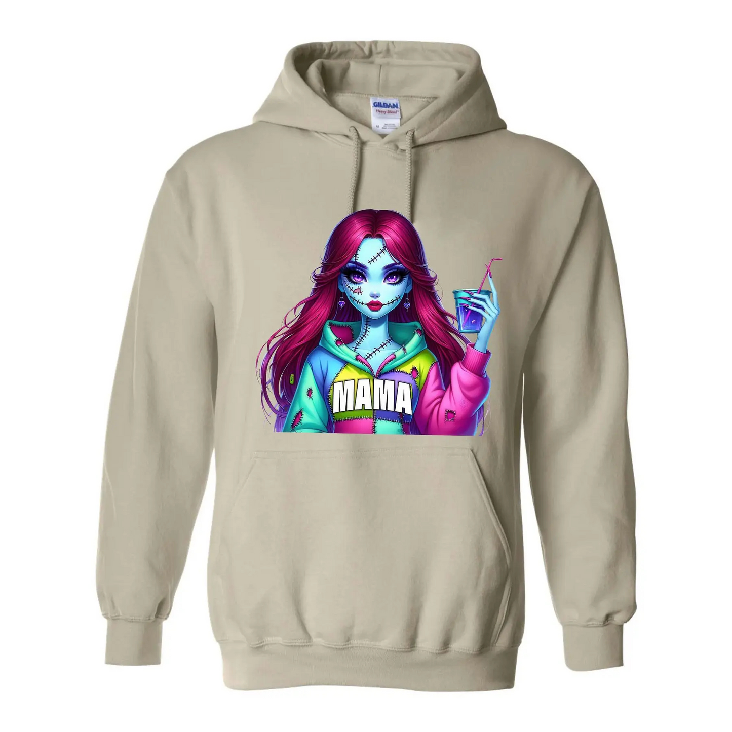 Spooky Mama Horror Characters Hoodie
