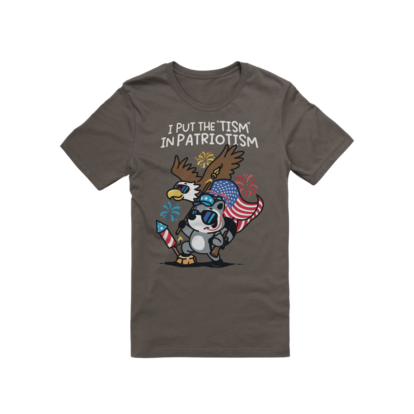 "Patriotic Humor" T-Shirt - Funny Meme Apparel & USA Gift