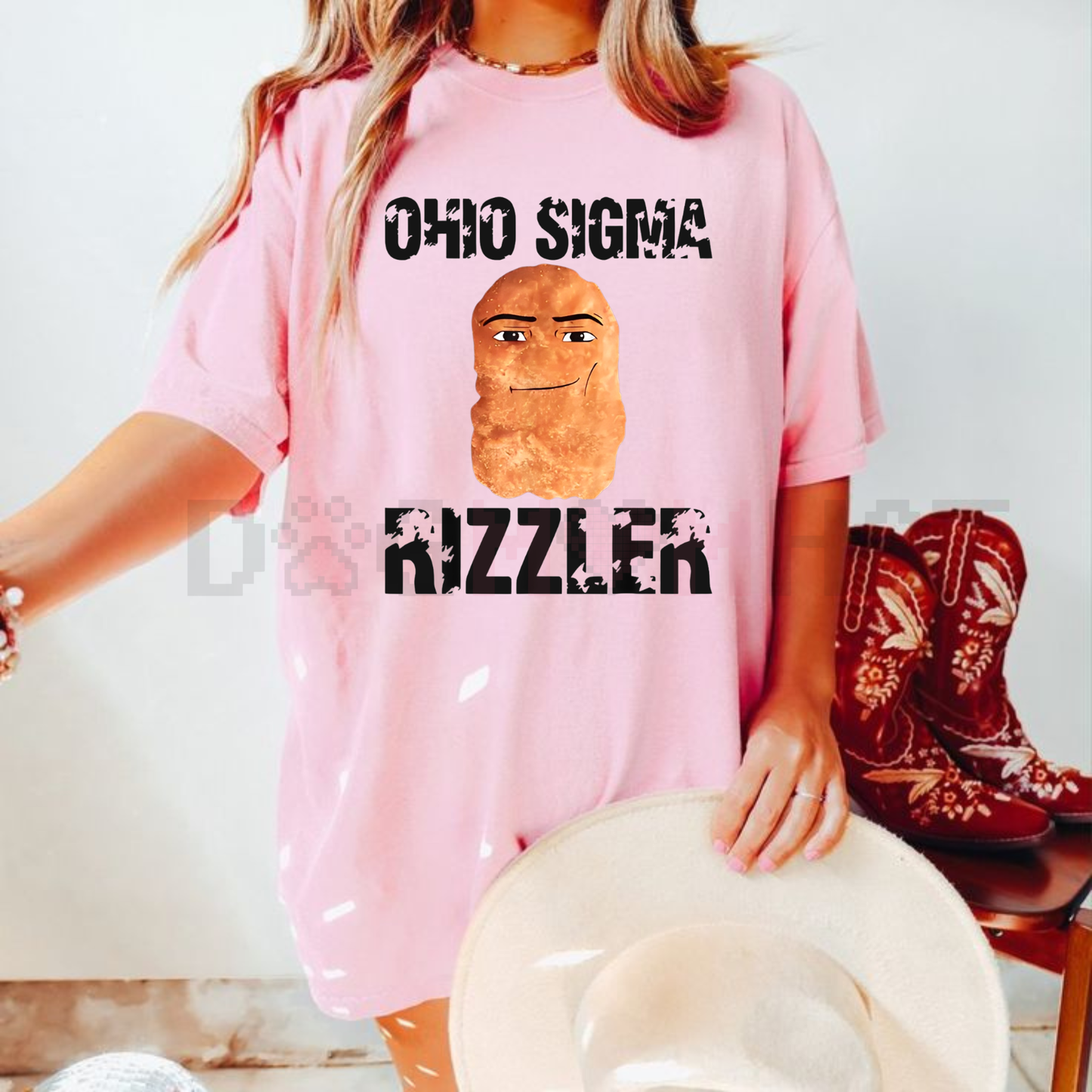 Ohio Sigma Meme T-Shirt – Internet Memes Funny Large Size Tee
