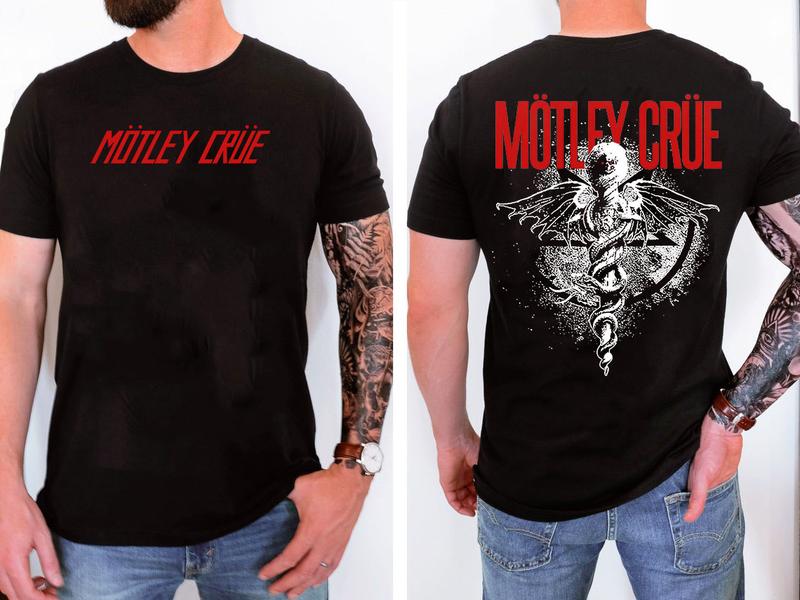 Motley Crue "Kickstart My Heart" World Tour T-Shirt – Front & Back Print