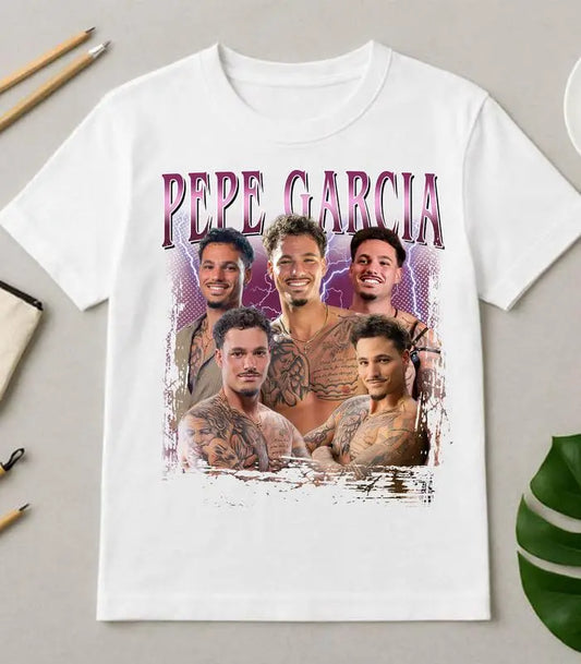 Pepe Garcia Reality TV-Inspired Shirt – Unofficial 2025 Island Vibes Fan Tee, Soft Bootleg Cotton Menswear