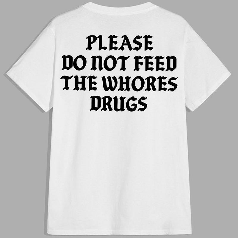 "Please Do Not Feed" Funny Graphic Tee - Sarcastic Zoo & Animal Humor Shirt