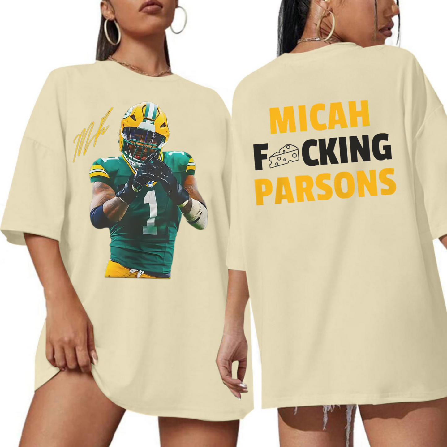 Micah Parsons Shirt – Green Bay Women & Men, Casual Wear, Graphic Tee