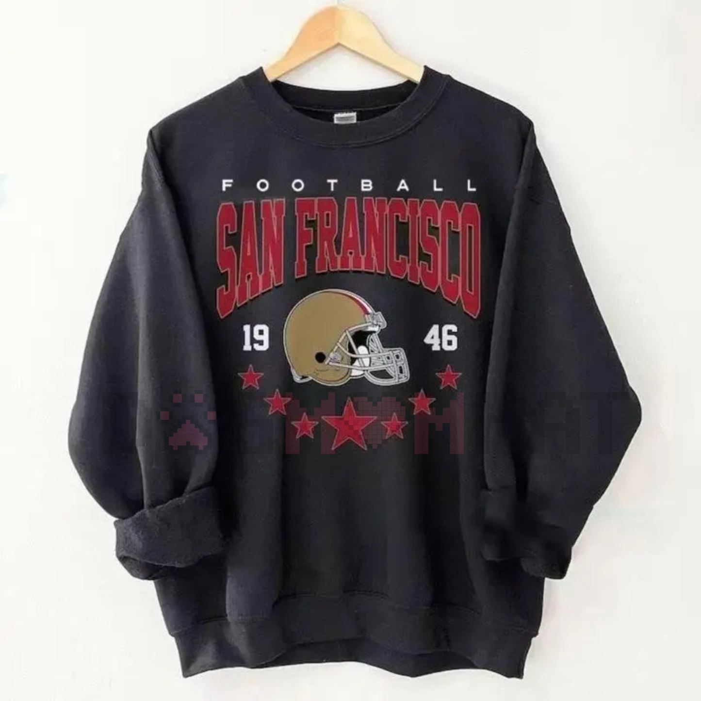 Vintage 90s All Team Football Sweatshirt – 1960s Cowboy Game Day Shirt Style, Unisex Football Fan Gift Sweater