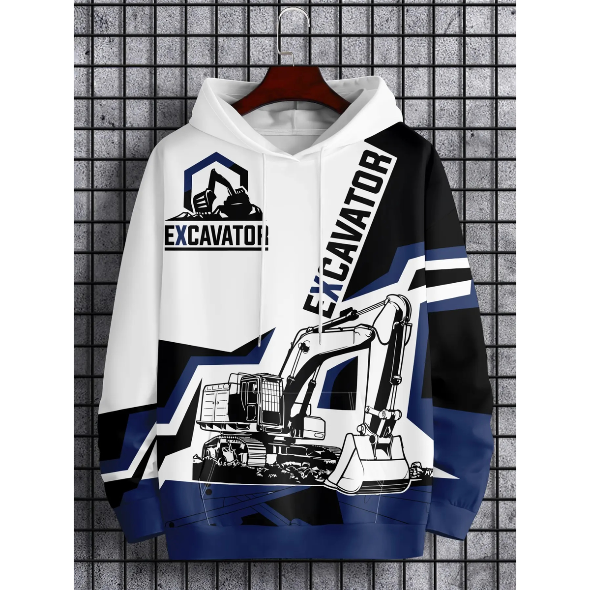 Scaffold Surge Hoodie – Realistic High-Visibility Scaffolder Graphic Hoodie